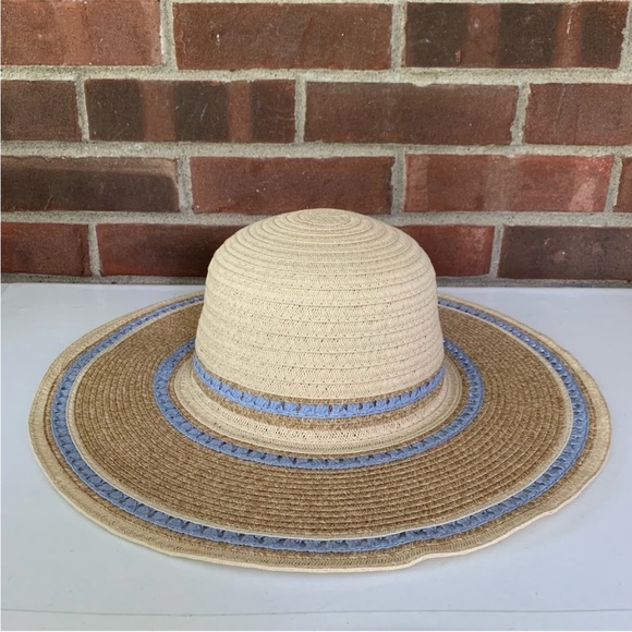 NWT QUAGGA Hat 4.5” brim, light blue and tan - Picture 9 of 15